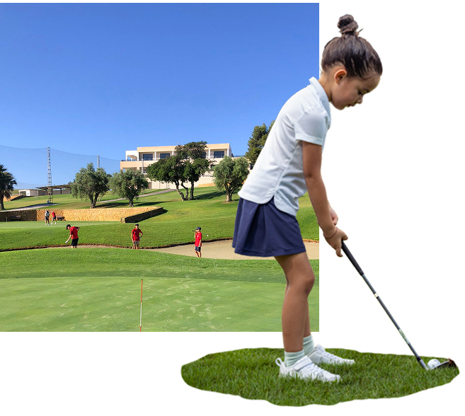 Escuela de golf para niños en alicante